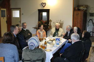 Cermkovice, Mhle, Verhandlung im Wohnzimmer