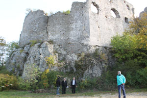 Burgruine Falkenstein, Eingang