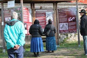 Burgruine Falkenstein, uerer Burghof
