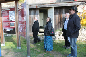 Burgruine Falkenstein, uerer Burghof