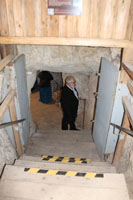 Burgruine Falkenstein, Abgang zum Verlies