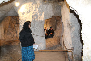 Burgruine Falkenstein, im Verlies