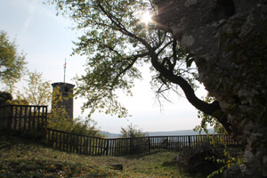 Burgruine Falkenstein, innerer Burghof