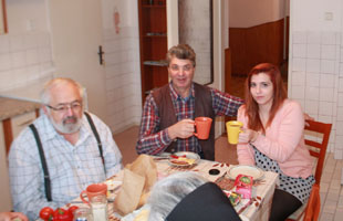 Frhstck in der Pension in Kobyl